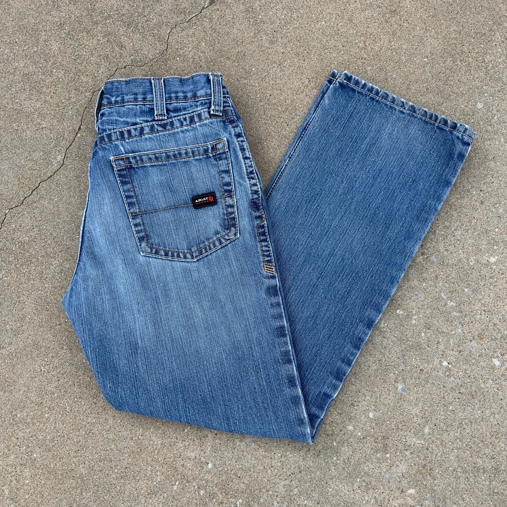 Ariat Work FR Men's Low Rise M4 Boot Cut Jeans 32x34 Flame Resistant HRC2 2112
